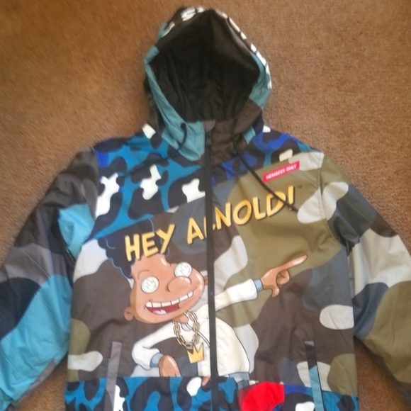 Hey Arnold Members Only Winter Jacket Large